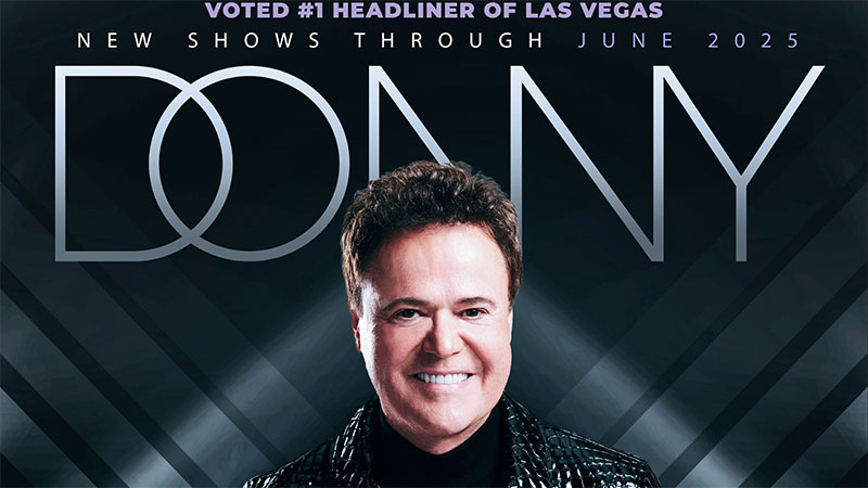 Donny Osmond adds 2025 Las Vegas residency performances