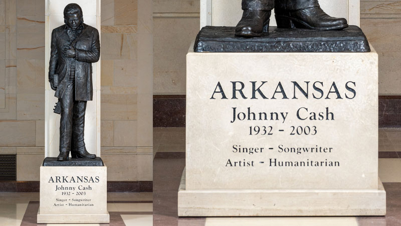 US Capitol unveils Johnny Cash statue