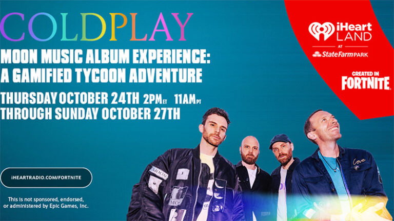 Coldplay announces immersive Fortnite experience