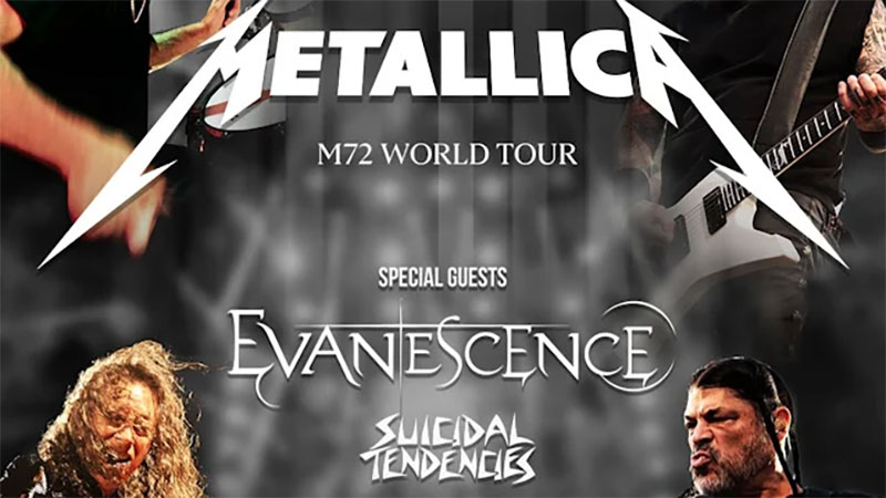 Metallica announces 2025 Australia, New Zealand tour dates
