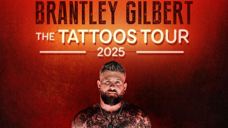 Brantley Gilbert announces Tattoos Tour 2025