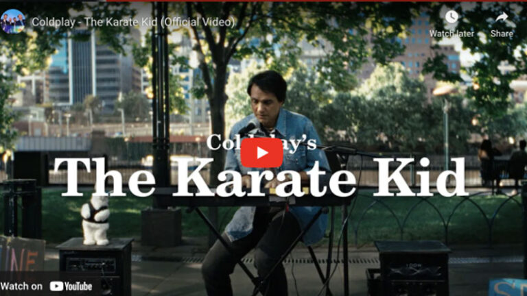 Coldplay premieres ‘The Karate Kid’ video starring Ralph Macchio