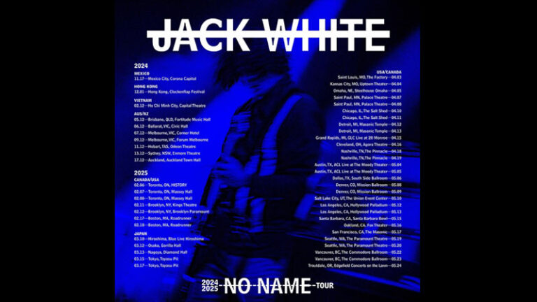Jack White announces global No Name Tour