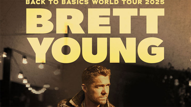 Brett Young announces Back to Basics World Tour 2025