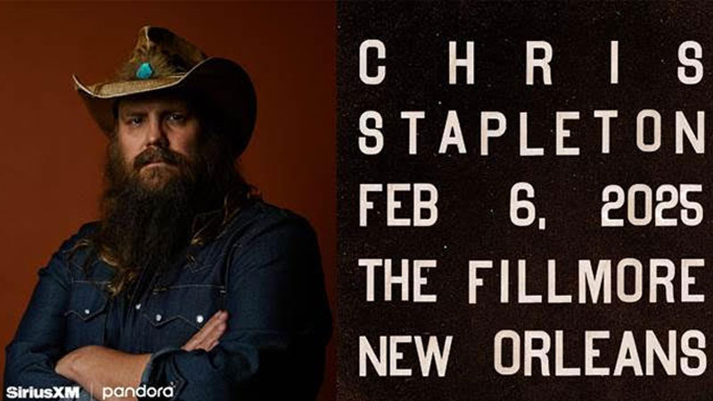 Chris Stapleton to headline exclusive SiriusXM concert