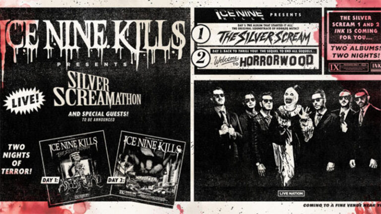Ice Nine Kills announces Silver Scream-A-Thon US tour dates