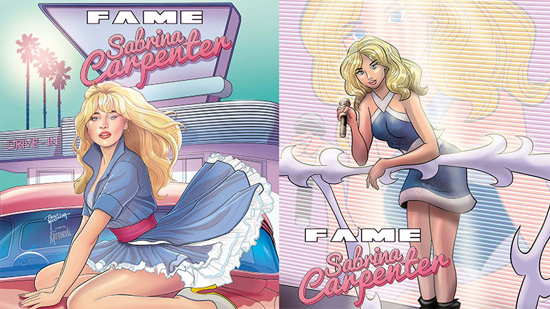 Sabrina Carpenter gets comic book treatment