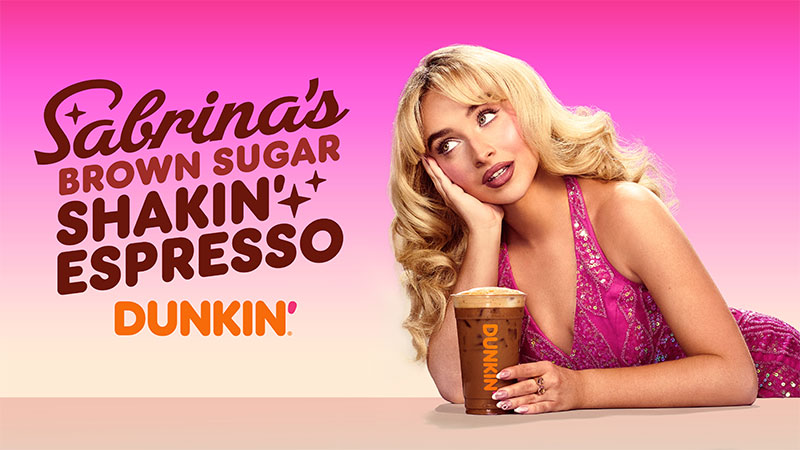 Sabrina Carpenter teams with Dunkin for exclusive espresso