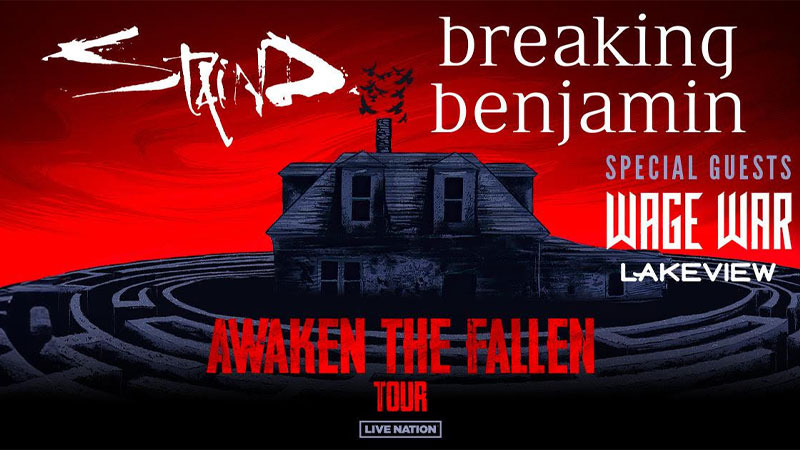 Breaking Benjamin, Staind announce co-headlining 2025 Awaken the Fallen Tour
