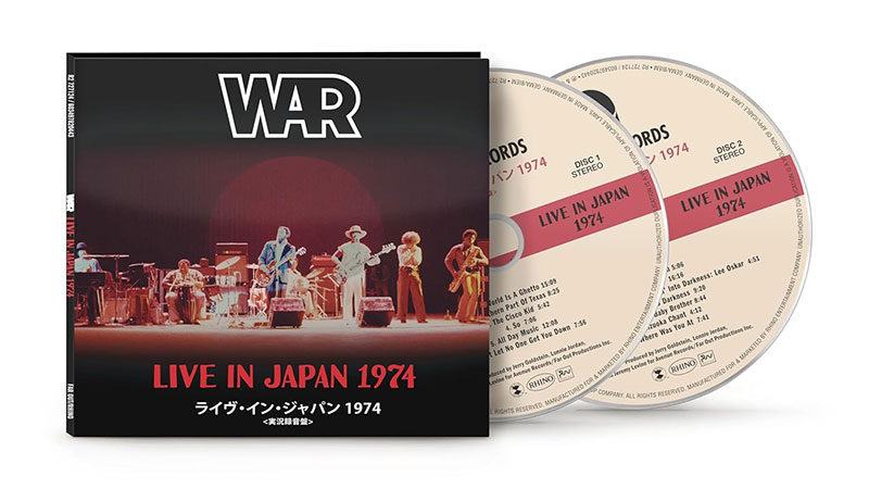 War announces ‘Live in Japan 1974’