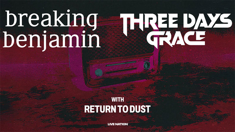 Breaking Benjamin, Three Days Grace announce 2025 co-headlining tour