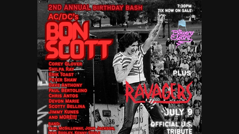 Late AC/DC singer Bon Scott’s 79th birthday to be celebrated