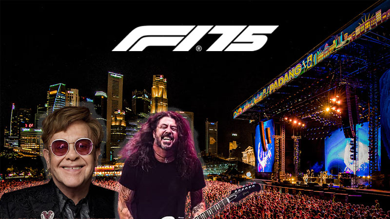 Elton John, Foo Fighters among 2025 Singapore Grand Prix headliners