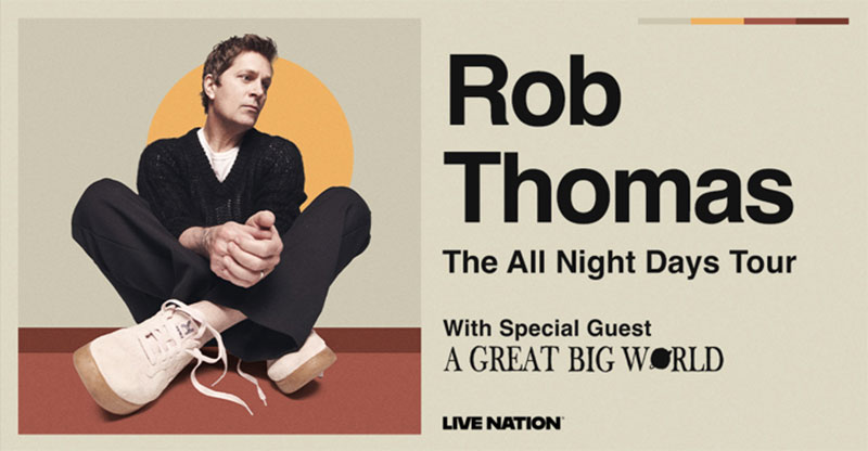 Rob Thomas announces 2025 solo tour