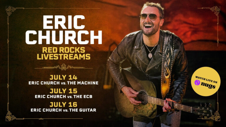 Eric Church to livestream Red Rocks concerts