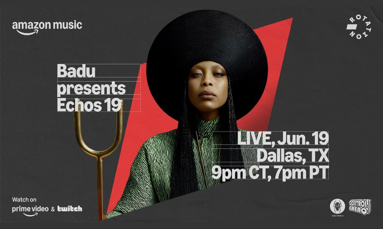 Amazon Music to livestream Erykah Badu concert