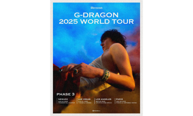 G-Dragon announces 2025 world tour