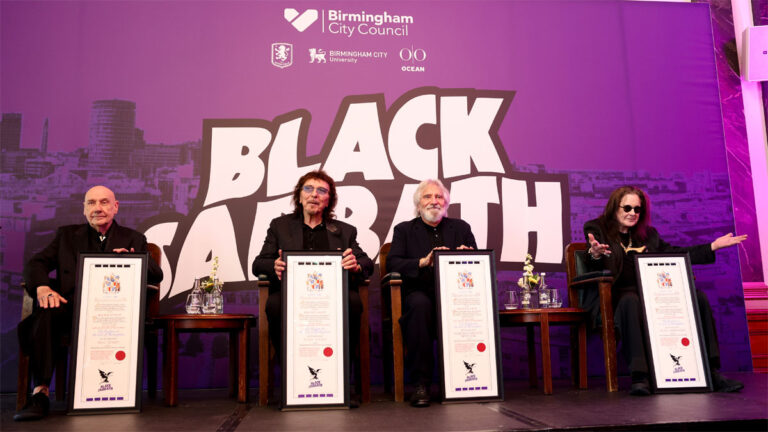 Black Sabbath awarded the Freedom of the City of Birmingham