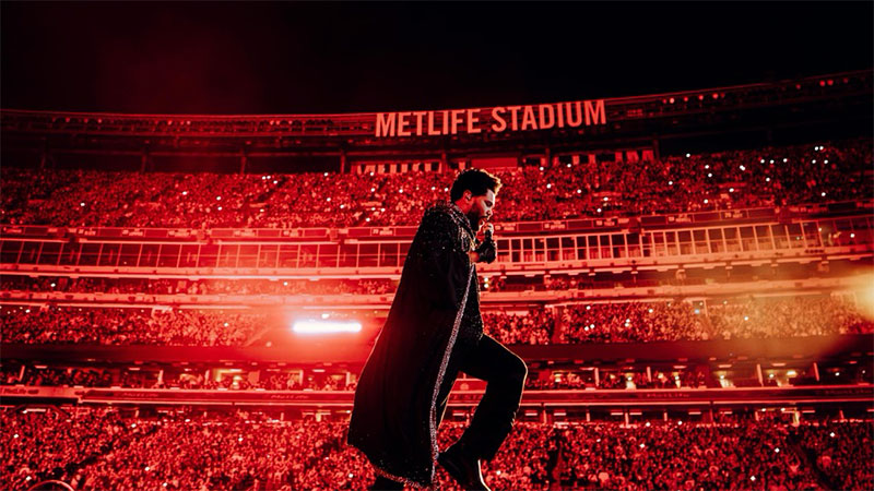 The Weeknd becomes top-grossing male black artist ever at MetLife Stadium