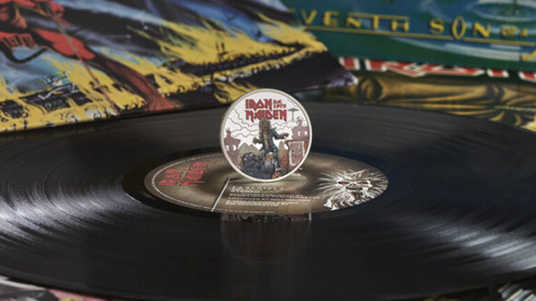 Royal Mint unveils coin celebrating Iron Maiden’s 50th anniversary