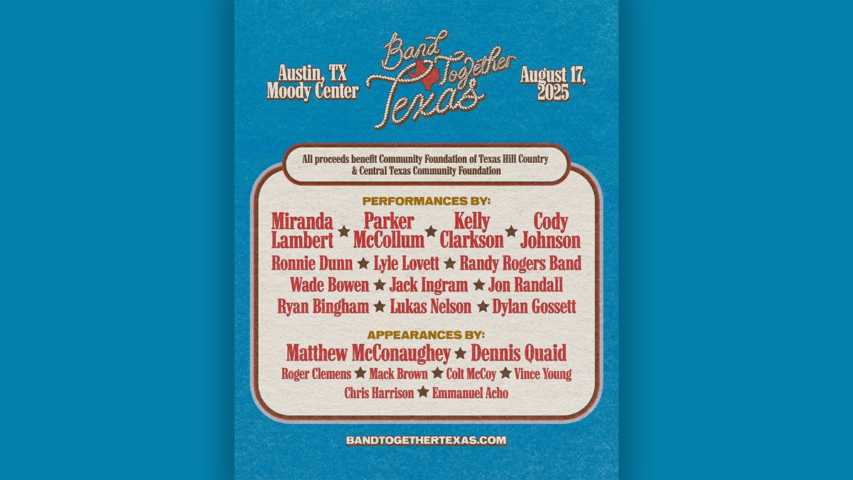 Miranda Lambert, Parker McCollum announce Band Together Texas