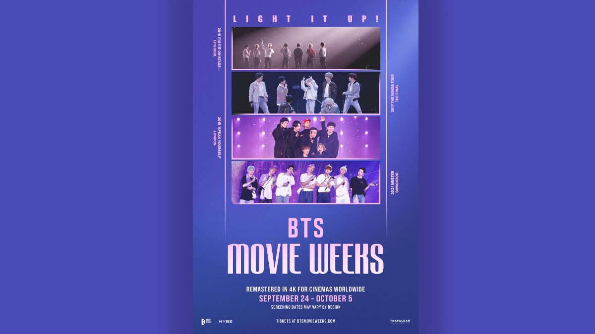 ‘BTS Movie Weeks’ to launch in theaters in September