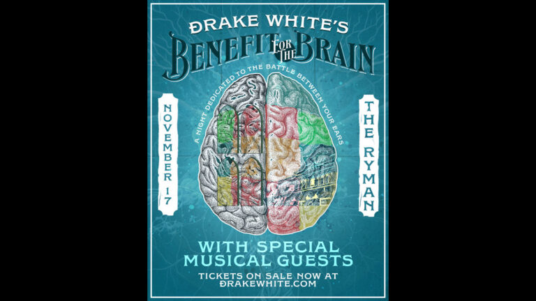 Drake White announces second Benefit for the Brain concert
