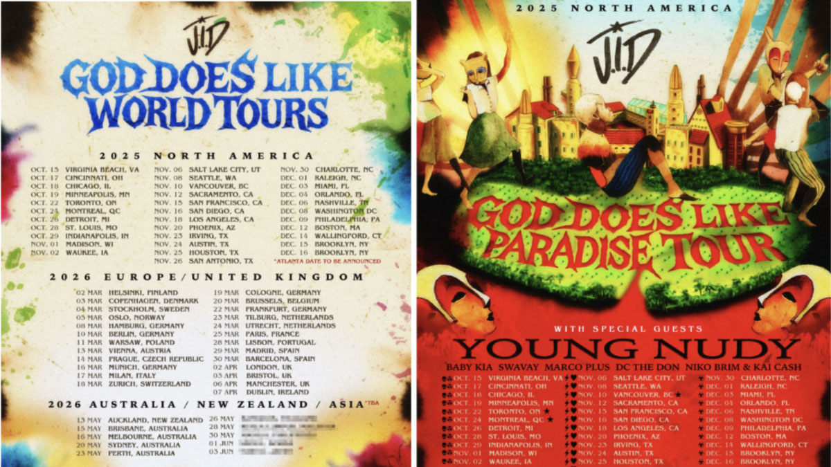JID announces God Does Like World Tours