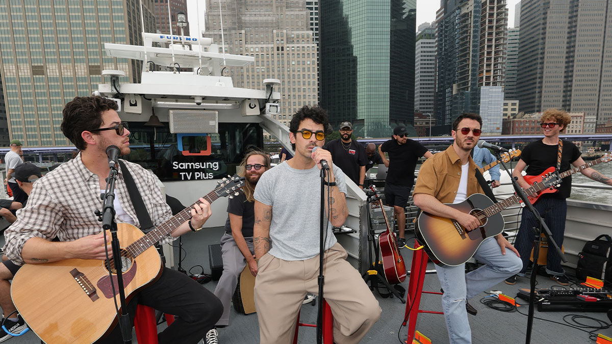 Jonas Brothers, Samsung TV Plus surprise fans with pop-up NYC ferry concert