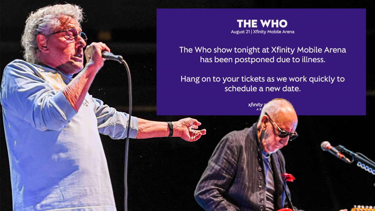 The Who postpones Philadelphia show