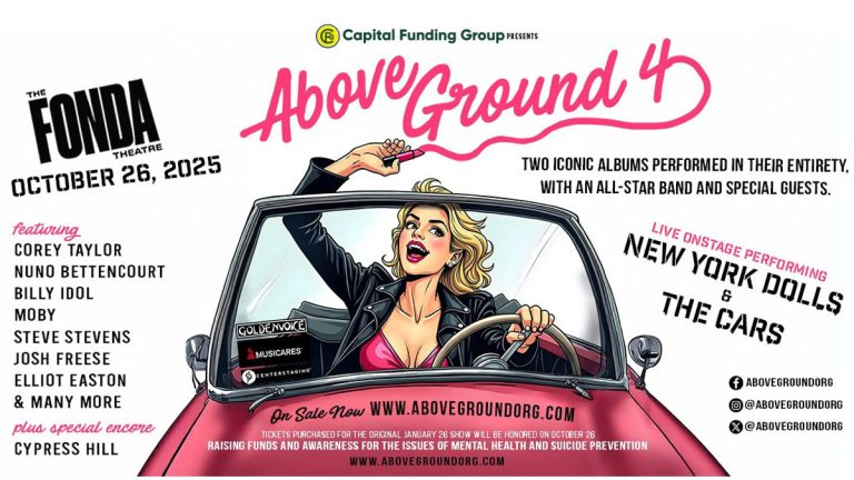 Rescheduled Above Ground 4 benefit concert reveals initial lineup