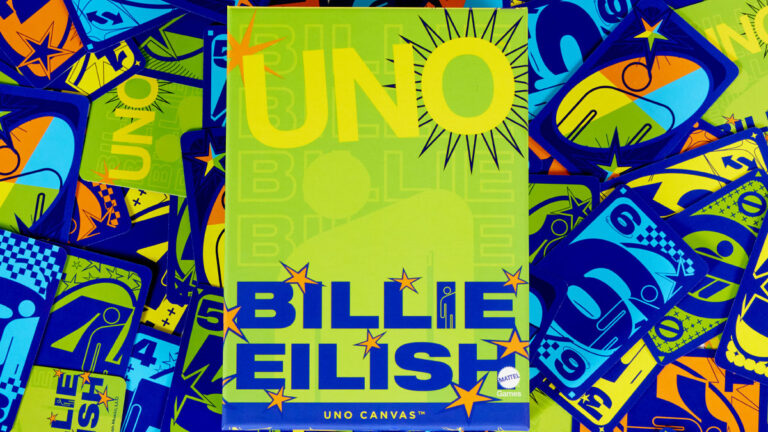 UNO teams with Billie Eilish for premium canvas deck