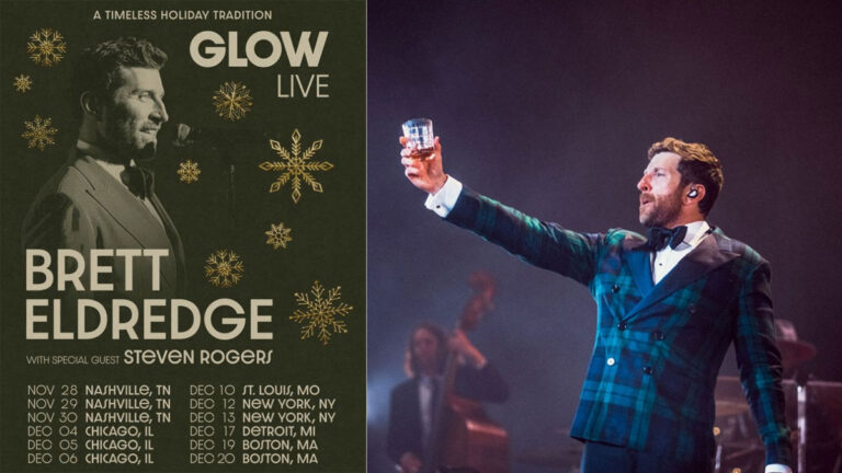 Brett Eldredge announces 2025 Glow Live Tour
