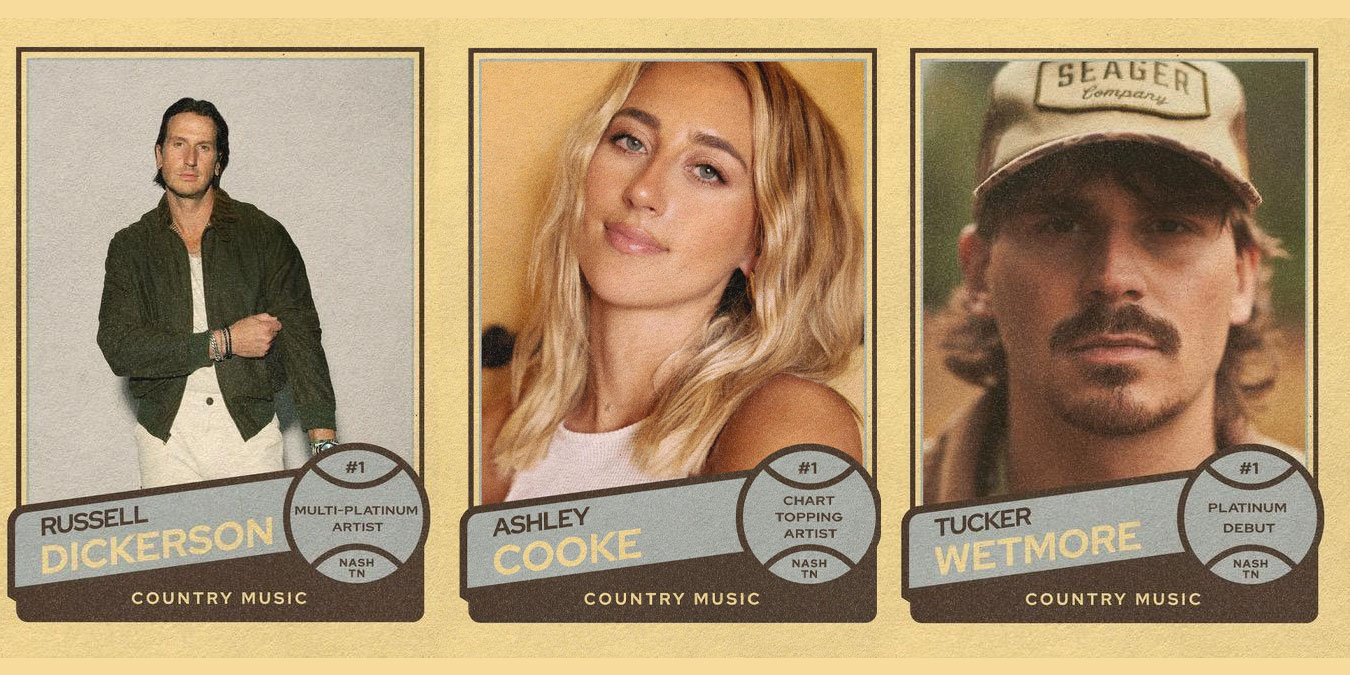 Russell Dickerson, Ashley Cooke, Tucker Wetmore join The Lucky Classic Celebrity Softball Game