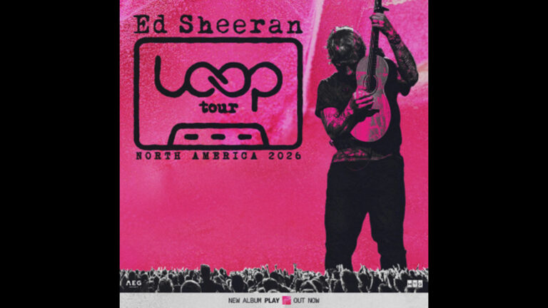 Ed Sheeran announces 2026 North American Loop Tour