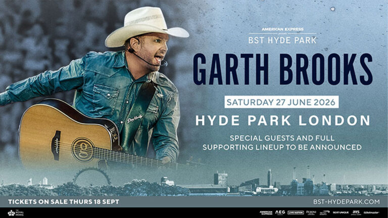 Garth Brooks returns to The UK after nearly 30 years