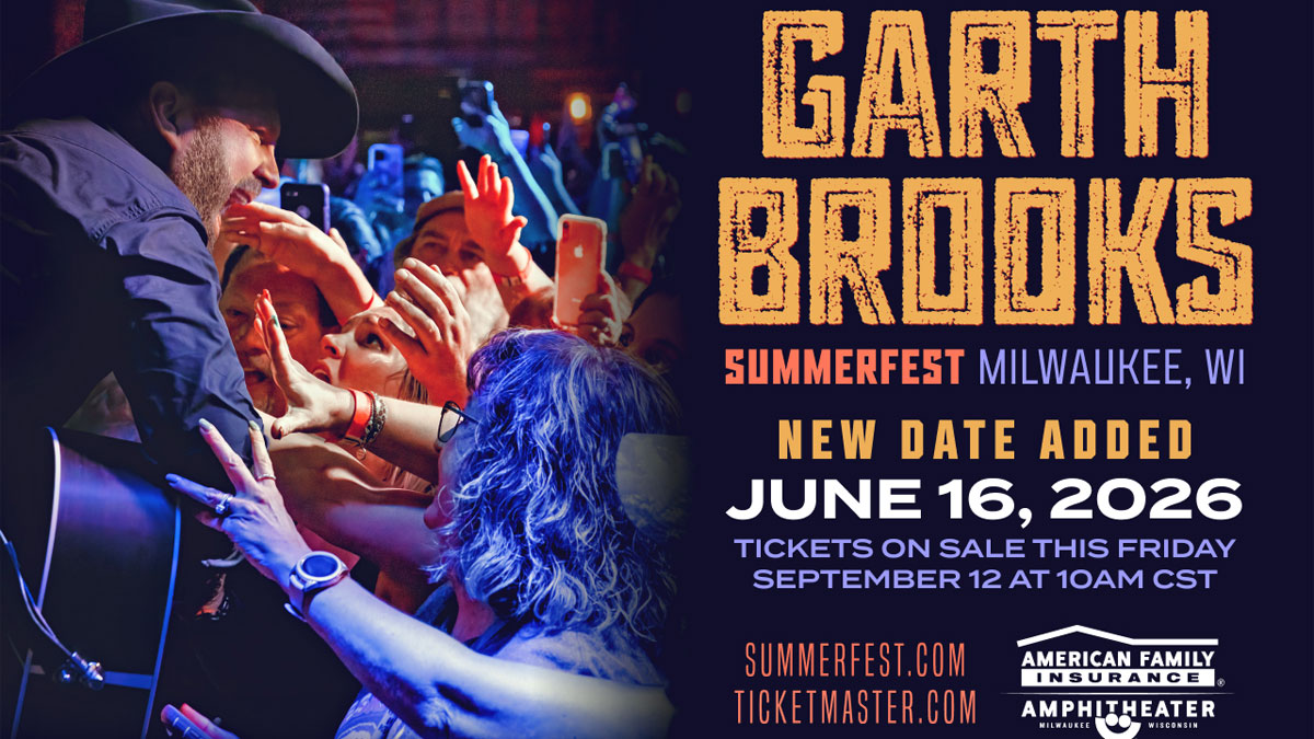Summerfest 2026 adds second Garth Brooks show