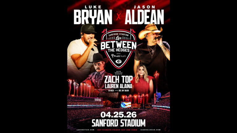 Luke Bryan, Jason Aldean announce co-headlining University of Georgia concert