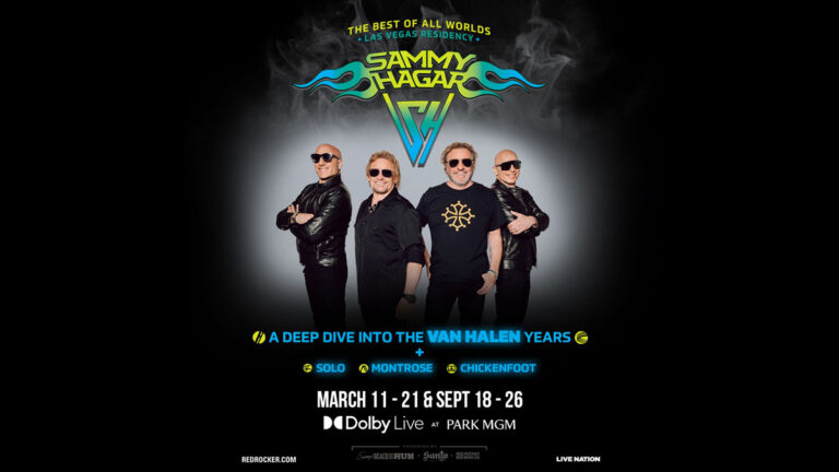 Sammy Hagar announces 2026 Las Vegas return