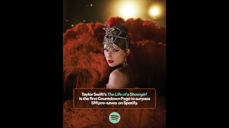 Taylor Swift shatters Spotify record with ‘The Life of a Showgirl’ presaves