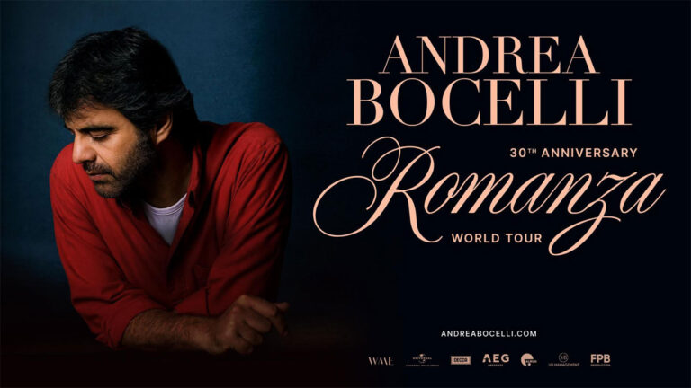 Andrea Bocelli announces Romanza 30th Anniversary World Tour