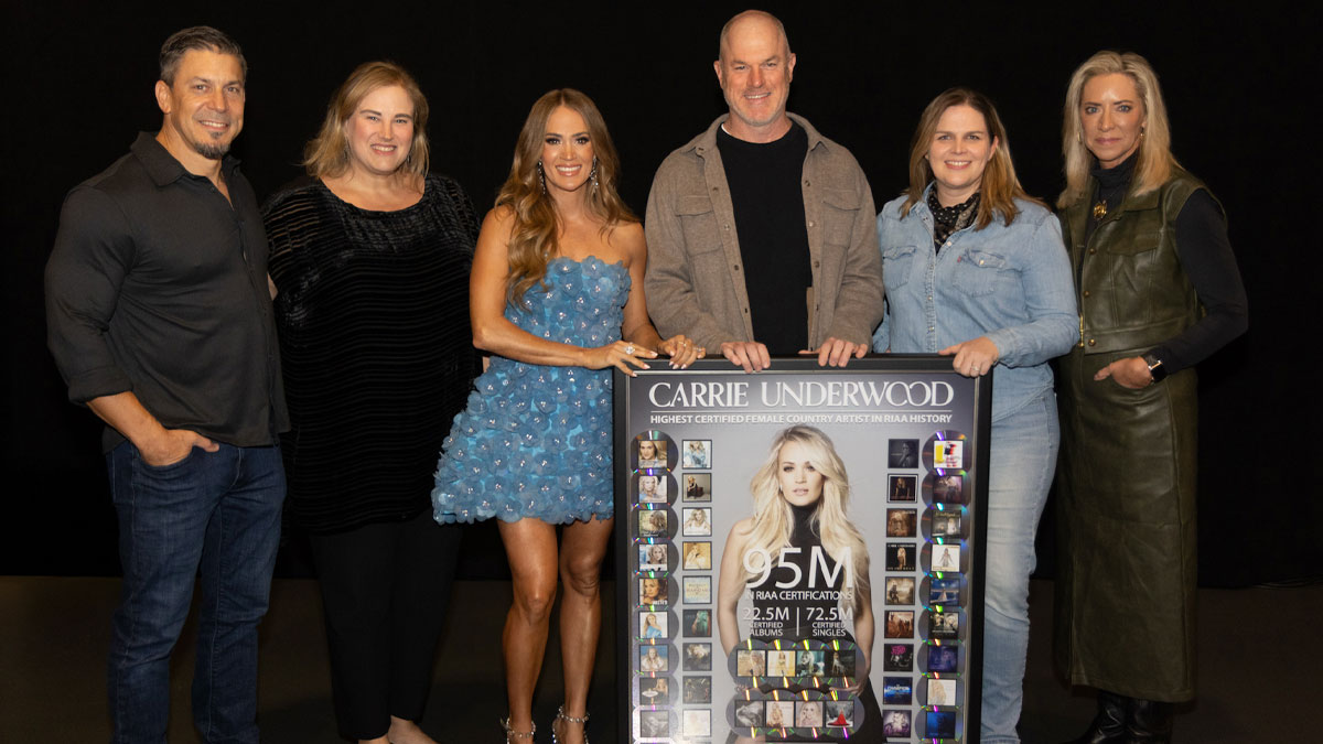 Carrie Underwood becomes highest RIAA-certified female country artist