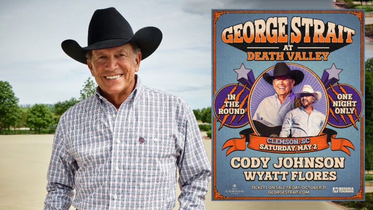 George Strait announces in-the-round 2026 Clemson, South Carolina stadium show