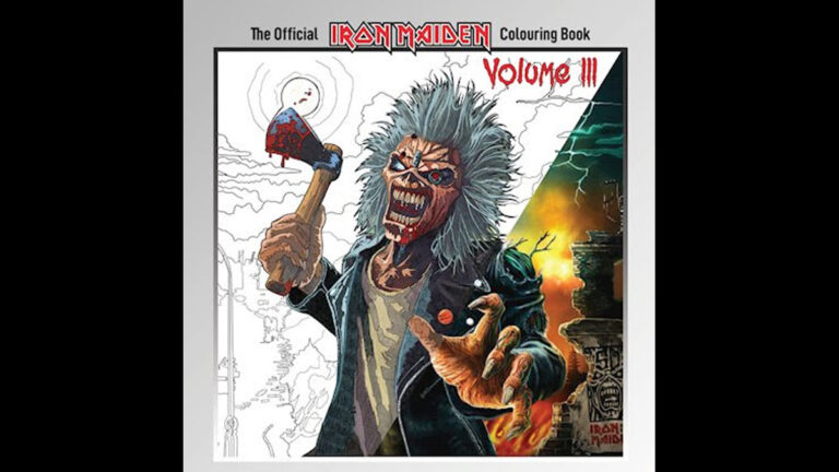 Iron Maiden announces third official coloring book