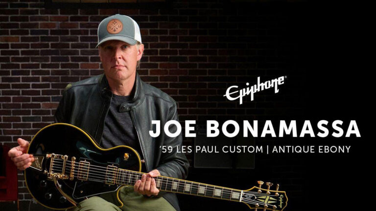 Epiphone launches Joe Bonamassa ’59 Les Paul Custom