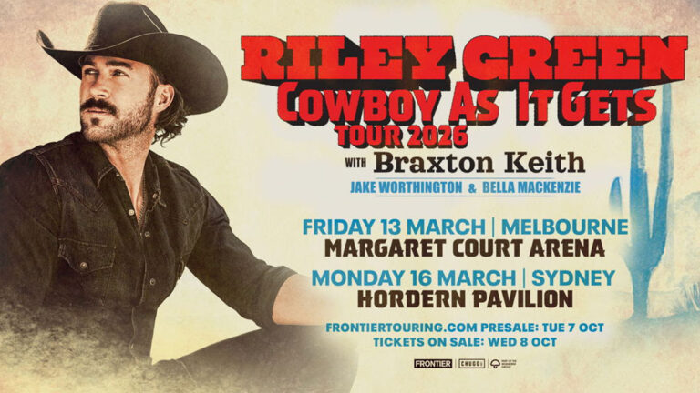 Riley Green announces 2026 Australian tour dates