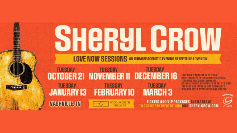 Sheryl Crow announces six acoustic shows