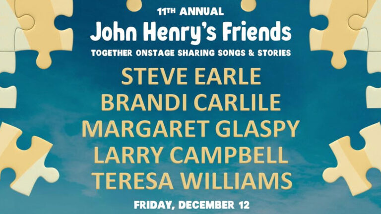 Steve Earle announces 11th Annual John Henry’s Friends Benefit Concert