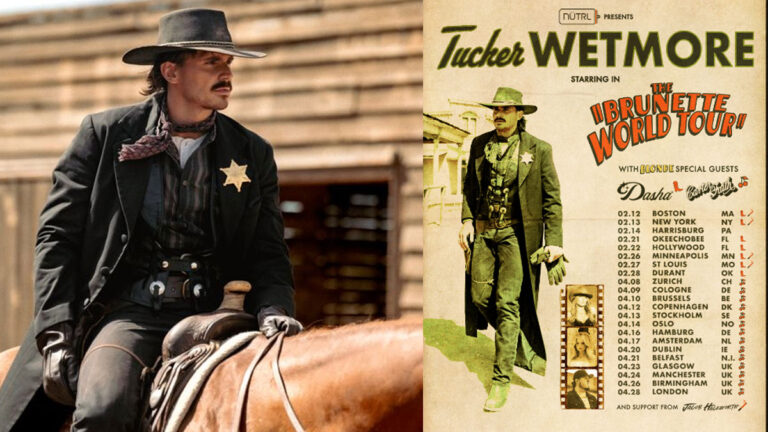 Tucker Wetmore announces 2026 The Brunette World Tour