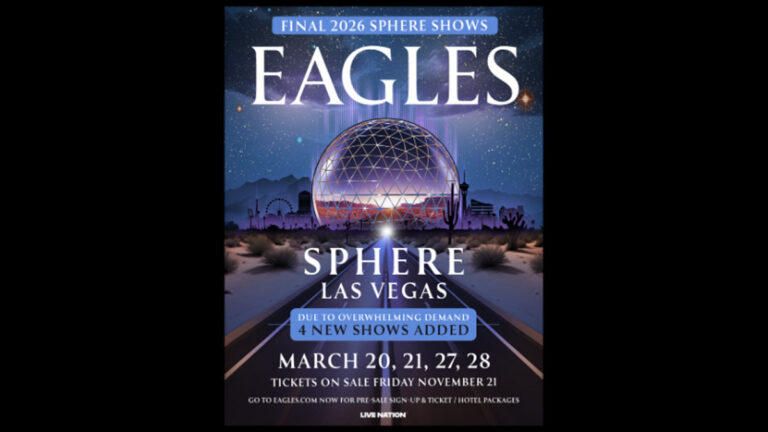 Eagles add final 2026 Sphere Las Vegas shows
